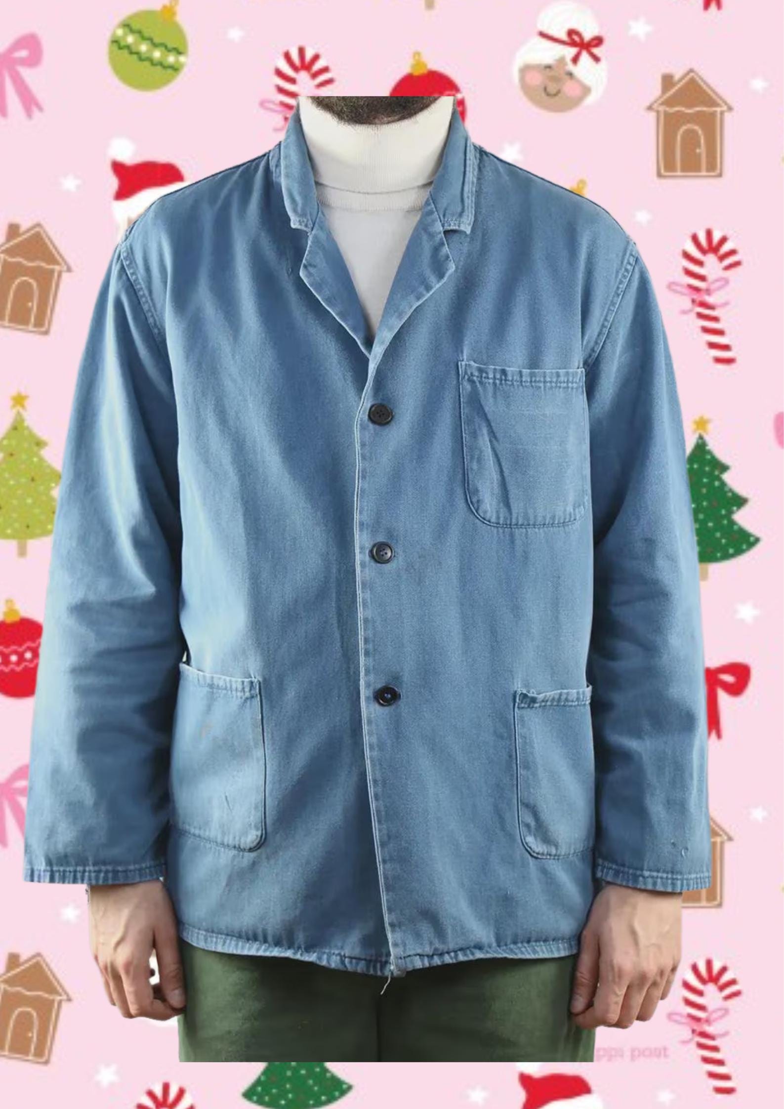 Monty Don Blue Work Jacket