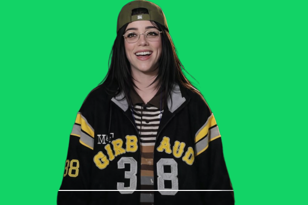 Billie Eilish GIRBAUD 38 Varsity Jacket – Vintage Oversized Streetwear Zip-Up
