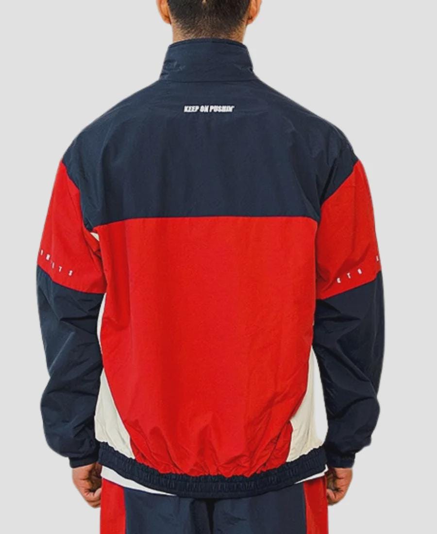 Qt8 Garments Red & Black Track Jacket