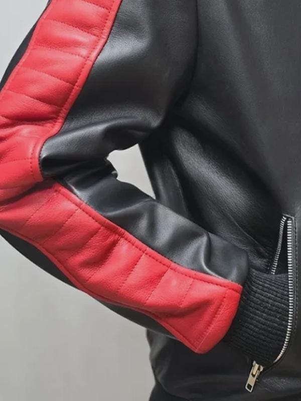 Ryan Gosling The Fall Guy Black Leather Jacket Miami Vice Stunt Jacket